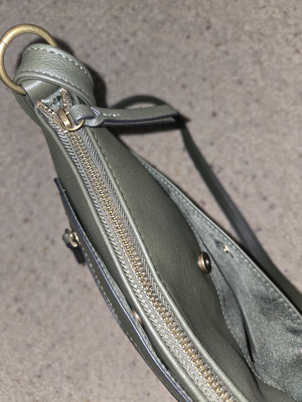 Style & Co GREEN Hudsonn North South Crossbody, Created for Macy's Crossbody Bag - Picture 5 of 8